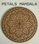 Mandala MDF Coaster Blanks - 6 Patterns Available – Paint Your Own Laser Engraved Craft Coasters (10cm or 12cm) | DIY Acrylic Paint Pen Craft