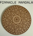 Mandala MDF Coaster Blanks - 6 Patterns Available – Paint Your Own Laser Engraved Craft Coasters (10cm or 12cm) | DIY Acrylic Paint Pen Craft