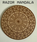 Mandala MDF Coaster Blanks - 6 Patterns Available – Paint Your Own Laser Engraved Craft Coasters (10cm or 12cm) | DIY Acrylic Paint Pen Craft