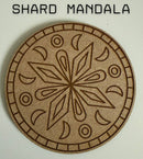 Mandala MDF Coaster Blanks - 6 Patterns Available – Paint Your Own Laser Engraved Craft Coasters (10cm or 12cm) | DIY Acrylic Paint Pen Craft