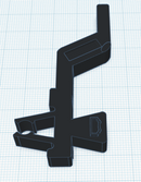 A1 Brother G Garter Carriage Tripper - Brown replacement (Black)