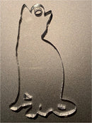 Cat Sitting Key ring