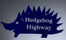 Hedgehog Highway Sign - Perspex