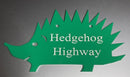 Hedgehog Highway Sign - Perspex