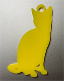 Cat Sitting Key ring